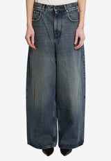 Balenciaga Low-Rise Baggy Jeans Blue 872166-TUW58-4129