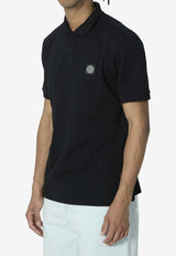 Stone Island Logo Patch Polo T-shirt Black L1S152200008-S0017-V0029