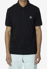 Stone Island Logo Patch Polo T-shirt Black L1S152200008-S0017-V0029