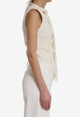 Lemaire Asymmetrical Fitted Top Cream TS0004-LJ1030-WH086