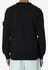 Stone Island Logo Patch Crewneck Sweater Black L1S155100053-S00B2-V0029