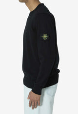 Stone Island Logo Patch Crewneck Sweater Black L1S155100053-S00B2-V0029