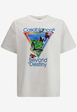 Casablanca Beyond Destiny Print T-shirt White SP26JTS001--16