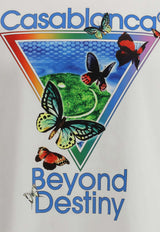 Casablanca Beyond Destiny Print T-shirt White SP26JTS001--16