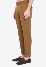 PT Torino Rebel Straight-Leg Pants Brown CORSZAZ40FWD-PU38-0165