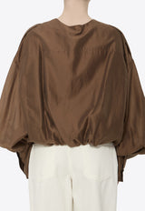 TheLatest Diana Muslin Blouse Brown TLW04007T0161-ABTP-T0032