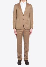 Tagliatore Super 130S Single-Breasted Suit Brown 2SVS22B01PE060015-F119-180