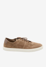 Common Projects Bball Slim Suede Low-Top Sneakers Brown 2540--0240