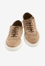 Common Projects Bball Slim Suede Low-Top Sneakers Brown 2540--0240