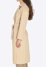 Max Mara Riccio Single-Breasted Coat Camel 2611011041600-10625-001