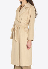 Max Mara Riccio Single-Breasted Coat Camel 2611011041600-10625-001