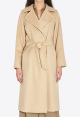 Max Mara Riccio Single-Breasted Coat Camel 2611011041600-10625-001