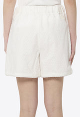 Moncler San Gallo Poplin Shorts White L10932B00010-597LQ-001