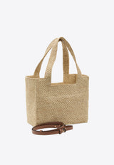 Loewe Medium Raffia Tote Bag Beige A685B61X05--2123