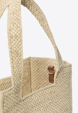 Loewe Medium Raffia Tote Bag Beige A685B61X05--2123