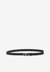 Valentino VLogo Signature Belt Black 8W2T0SM7-IYR-0NO