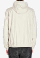 Moncler Domene Waterproof Zip-Up Jacket Off-white L10911A00165-597X2-20F