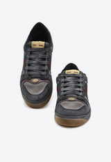 Gucci Screener Vintage Low-Top Sneakers Black 857889-FAFEN-1077