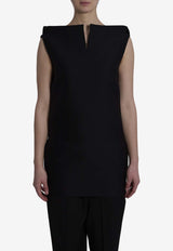 Balenciaga Vareuse Mini Dress Black 872522-TUQ03-1000