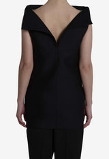 Balenciaga Vareuse Mini Dress Black 872522-TUQ03-1000