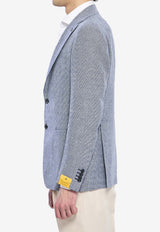 Tagliatore Single-Breasted Buttoned Blazer Blue 1SVS22KPE340346-EI974-214