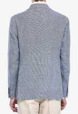 Tagliatore Single-Breasted Buttoned Blazer Blue 1SVS22KPE340346-EI974-214