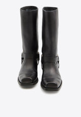 Golden Goose DB High Biker Leather Boots Black GWF01057-F008235-90100