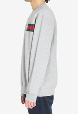 Gucci Horsebit Embroidered Sweatshirt Gray 848737-XJHOK-1056