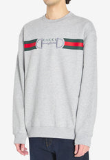Gucci Horsebit Embroidered Sweatshirt Gray 848737-XJHOK-1056