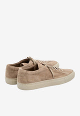 Common Projects Achilles Premium Suede Sneakers Taupe 2573--0240
