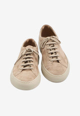 Common Projects Achilles Premium Suede Sneakers Taupe 2573--0240