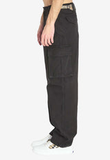 Burberry Straight-Leg Cargo Pants Black 8119204--A1189