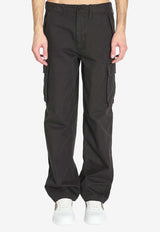 Burberry Straight-Leg Cargo Pants Black 8119204--A1189