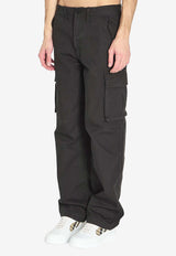 Burberry Straight-Leg Cargo Pants Black 8119204--A1189