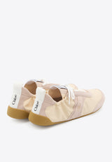 Chloé Kick Low-Top Sneakers Beige CH26S15RWR--26Y