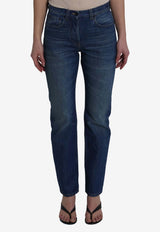 The Row Daciana Straight-Leg Jeans Blue 10763-W4451-MDI
