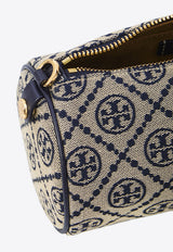 Tory Burch T Monogram Jacquard Cylinder Bag Blue 175539--405