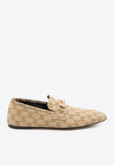Gucci Horsebit Monogram Loafers Beige 863154-FAFUW-9611