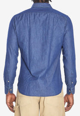 Borriello Napoli Marechiaro Denim Shirt Blue 90951 MARECHIARO--BLU