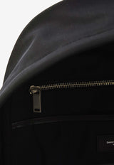 Saint Laurent City Canvas Backpack Black 534967-FAEYY-1000
