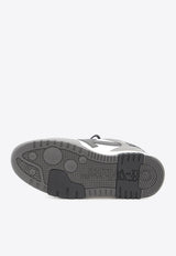 Off-White Out Of Office Leather Sneakers Gray OMIA189C99-LEA013-0710