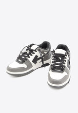 Off-White Out Of Office Leather Sneakers Gray OMIA189C99-LEA013-0710