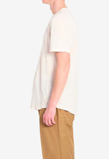 James Perse Basic Crewneck T-shirt White MKJ3360--LATTE