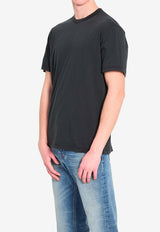 James Perse Basic Crewneck T-shirt Black MELJ3199--CRN