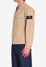 Stone Island Compass Patch Overshirt Beige L1S151200008-S00WN-V019A