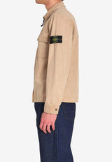 Stone Island Compass Patch Overshirt Beige L1S151200008-S00WN-V019A