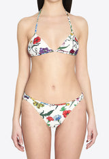 Gucci Flora Print Jersey Bikini Multicolor 867524-XHALP-9413