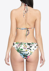 Gucci Flora Print Jersey Bikini Multicolor 867524-XHALP-9413