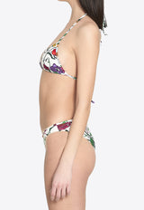 Gucci Flora Print Jersey Bikini Multicolor 867524-XHALP-9413