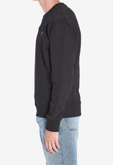 AMI PARIS Ami De Coeur Sweatshirt Black BFUSW035-730-001